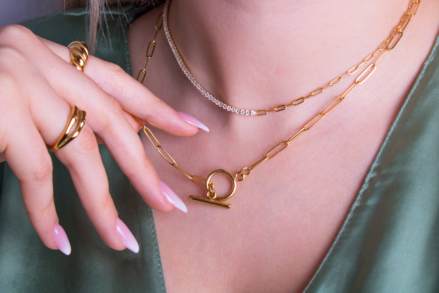 2 Chain Necklace - Image 3