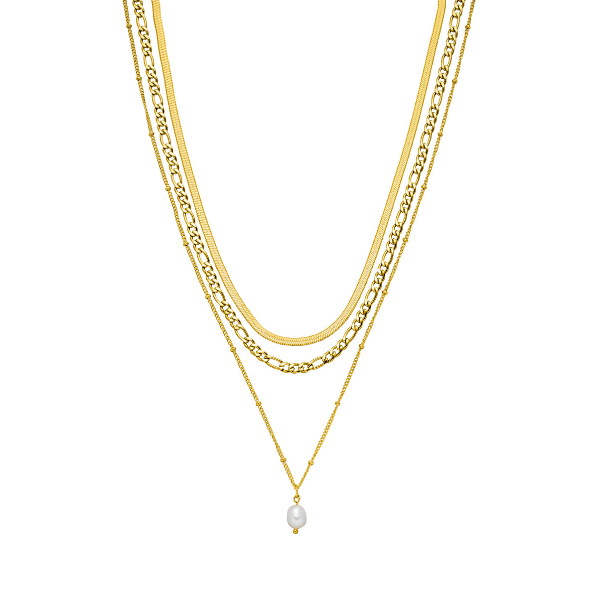 Layer Pearl Necklace