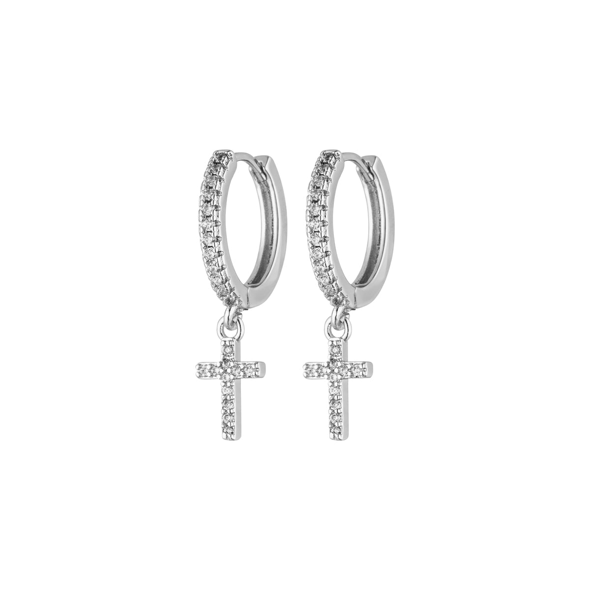 Cross Paved Ohrringe - Image 2