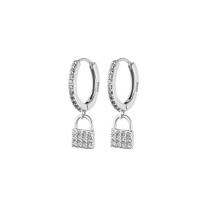 Lock earrings